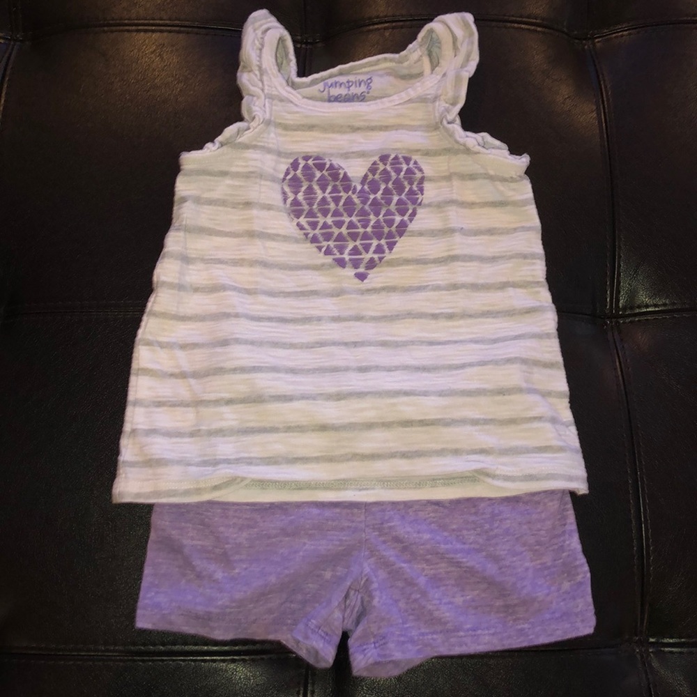 Toddle Girl top and shorts